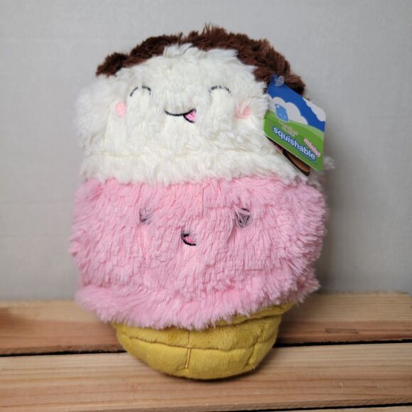 10" Squishable Mini Comfort Food Ice Cream Cone Plush w/ Tags - Picture 1 of 5